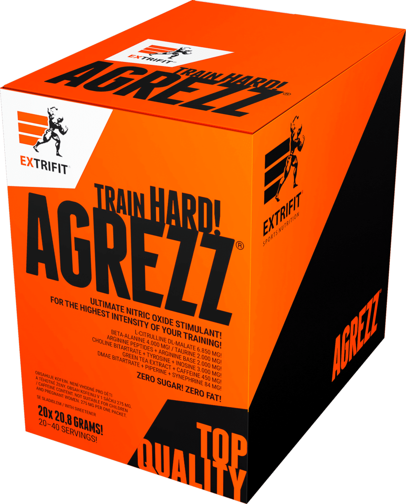 EXTRIFIT AGREZZ pre-workout en sachet avec citrulline bêta-alanine arginine taurine choline inosine et caféine