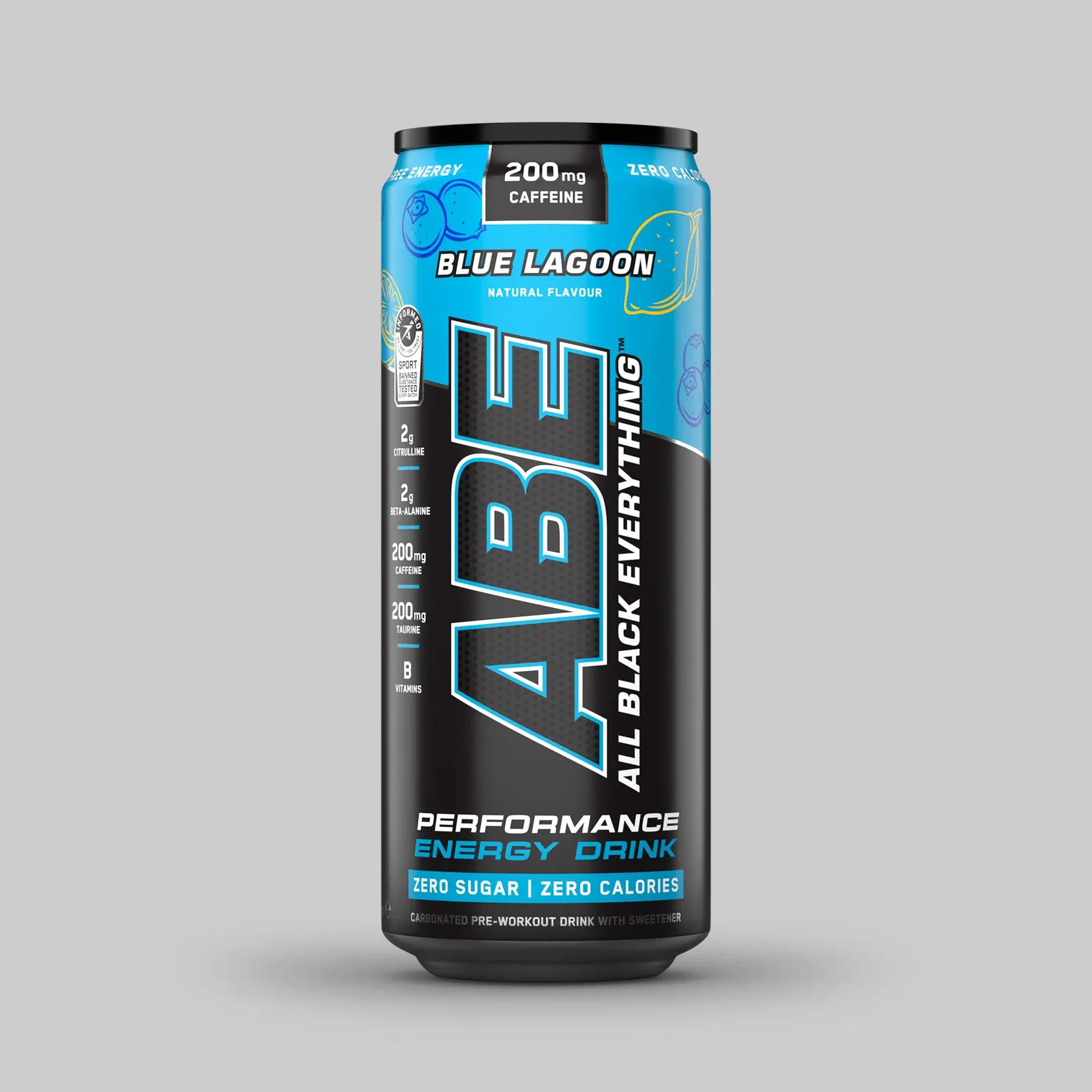 APPLIED NUTRITION ABE RTD 33CL boisson pre-workout avec citrulline bêta-alanine bétaïne taurine tyrosine et caféine