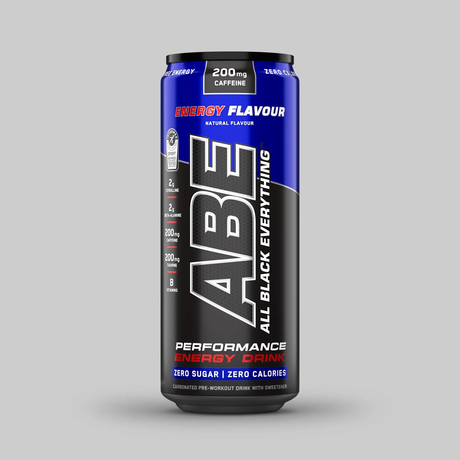 APPLIED NUTRITION ABE RTD 33CL boisson pre-workout avec citrulline bêta-alanine bétaïne taurine tyrosine et caféine