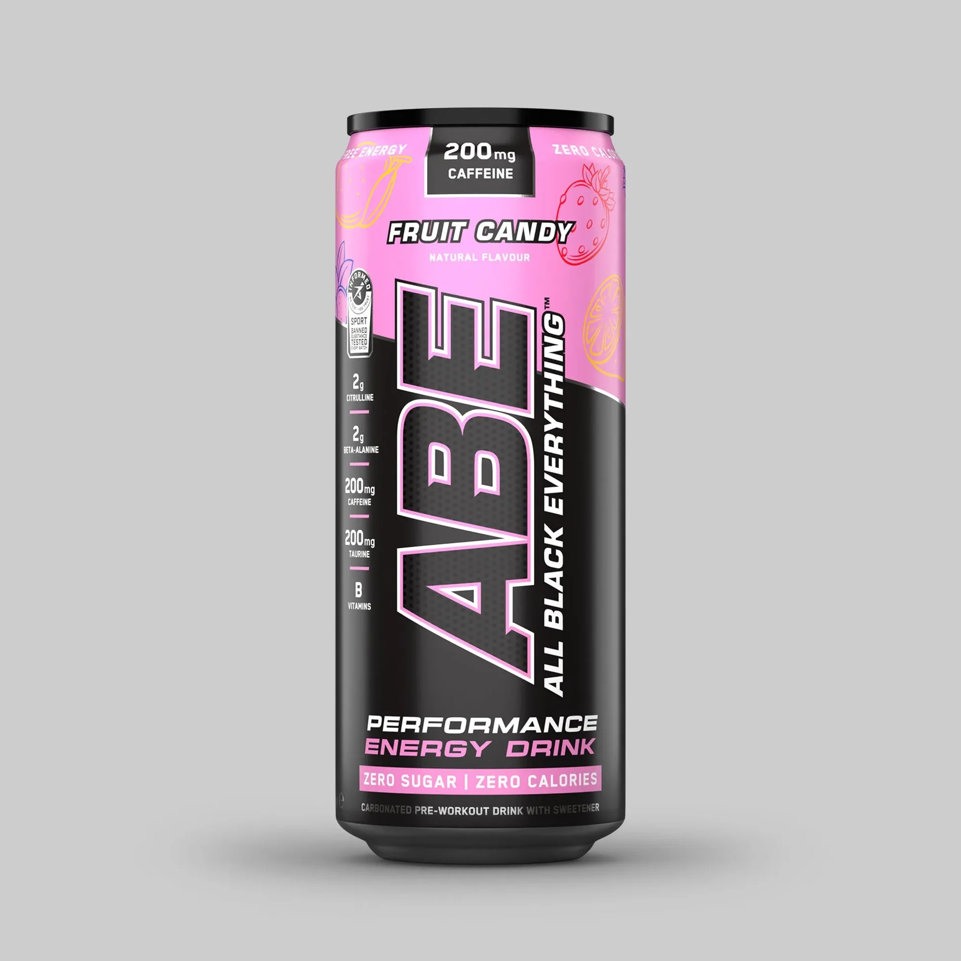 APPLIED NUTRITION ABE RTD 33CL boisson pre-workout avec citrulline bêta-alanine bétaïne taurine tyrosine et caféine