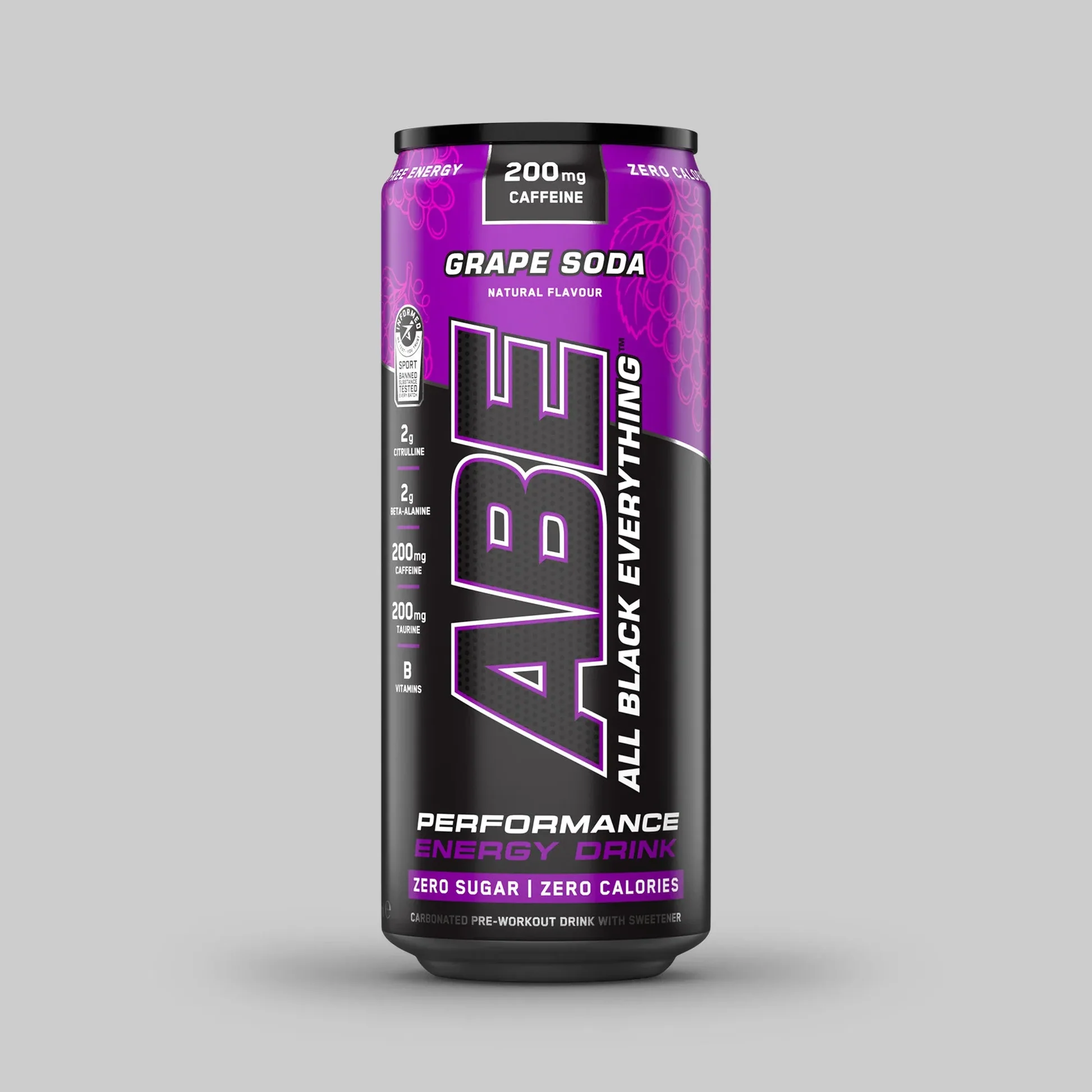 APPLIED NUTRITION ABE RTD 33CL boisson pre-workout avec citrulline bêta-alanine bétaïne taurine tyrosine et caféine