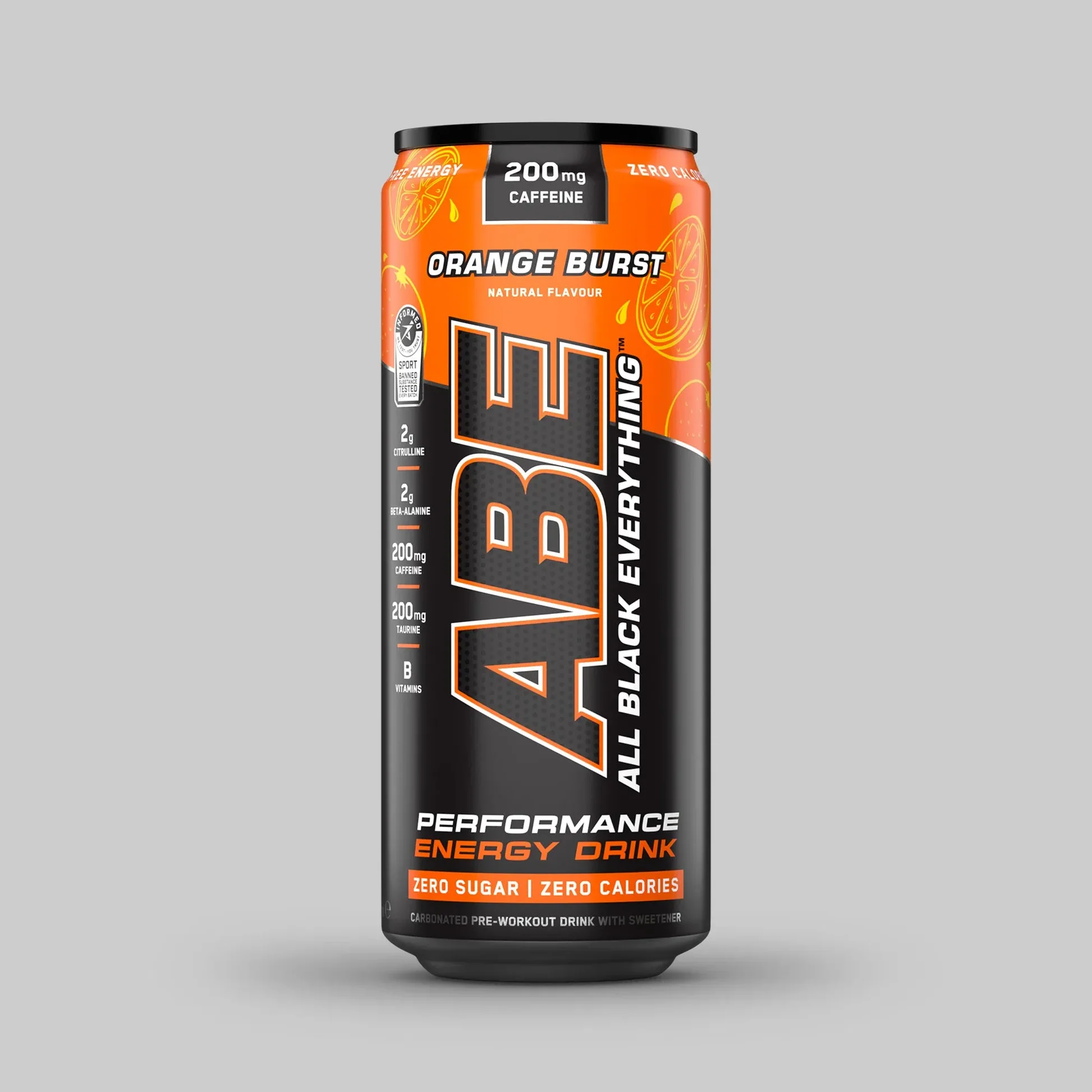 APPLIED NUTRITION ABE RTD 33CL boisson pre-workout avec citrulline bêta-alanine bétaïne taurine tyrosine et caféine