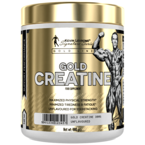 Pot de KEVIN LEVRONE Gold Creatine 300 g, créatine monohydrate avec vitamine B6 en poudre sans saveur