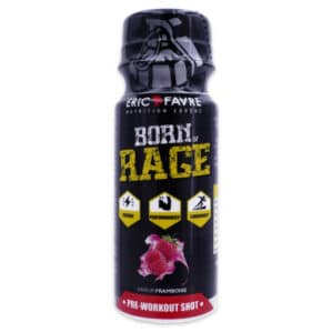 ERIC FAVRE SHOT BORN OF RAGE shot pre-workout 50 ml avec bêta-alanine AAKG citrulline taurine et caféine