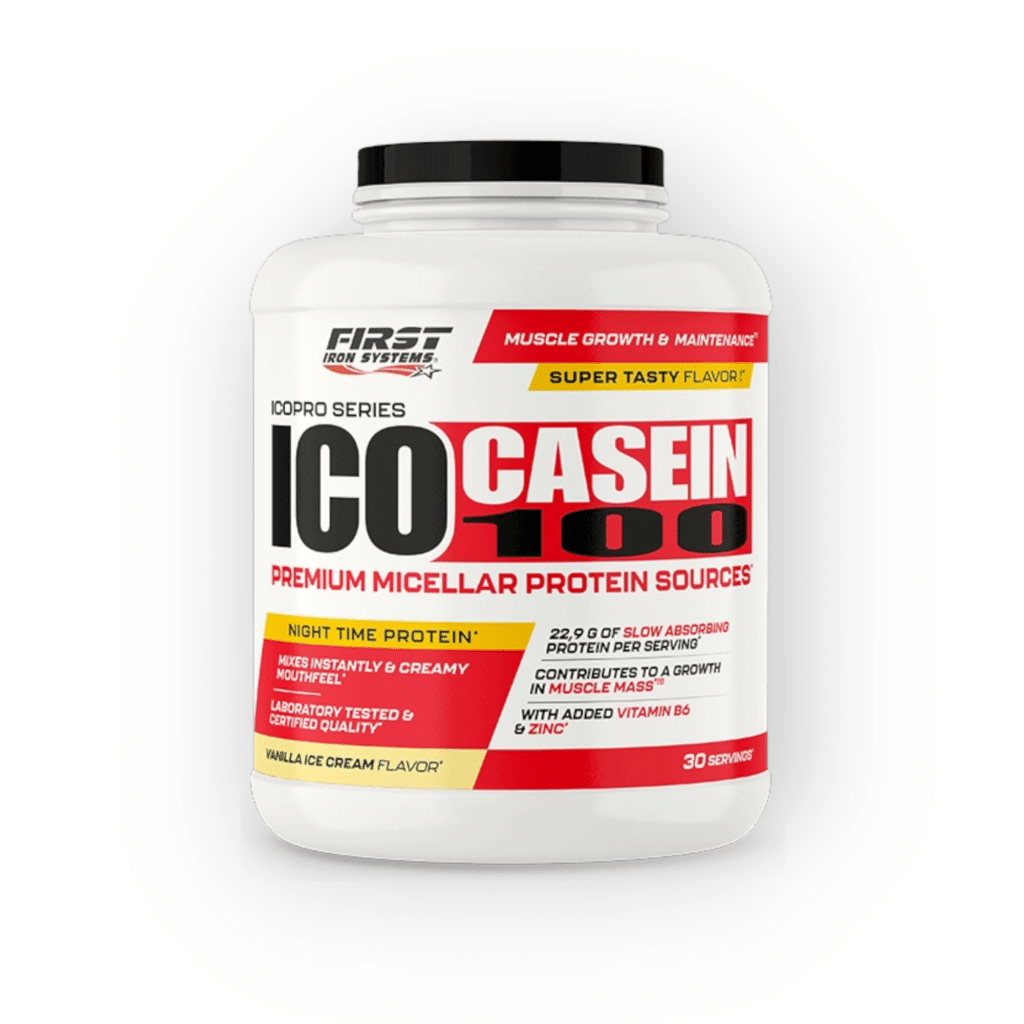 FIRST IRON ICO CASEIN 100 caséine micellaire avec vitamine B6 et zinc