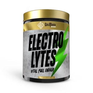 GOLD TOUCH ELECTROLYTES CITRON 300G poudre d’hydratation avec potassium calcium magnésium vitamines B vitamine C et glucides