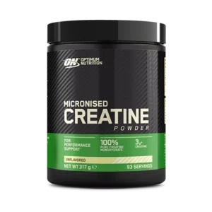 Optimum Nutrition Micronised Creatine Powder 317g créatine monohydrate micronisée nature