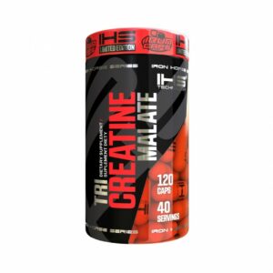 Iron Horse Tri Creatine Malate 120 caps créatine malate TCM 3000 mg par dose