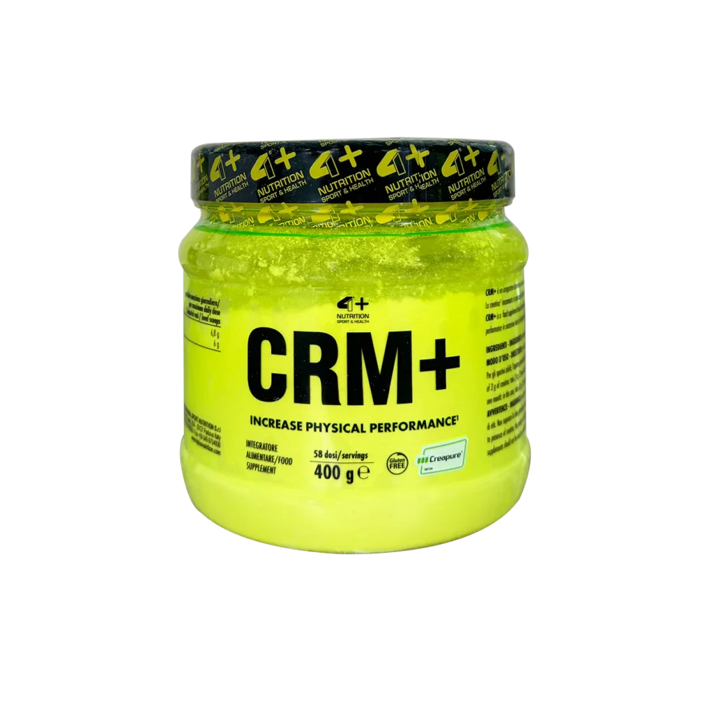 Pot de 4+ Creatine Monohydrate Creapure CRM+ 400 g, créatine Creapure® pure en poudre