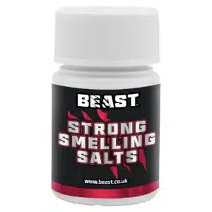 BEAST Strong Smelling Salts, sels d’ammoniaque puissants pour powerlifting, strongman, haltérophilie et musculation lourde