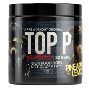 TOP P Pre Workout Pineapple & Lemon – 420 g (30 servings)