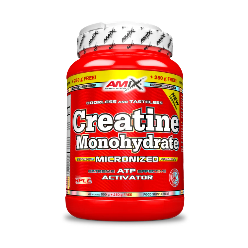 AMIX creatine monohydrate micronized 750g 500g 250g offert