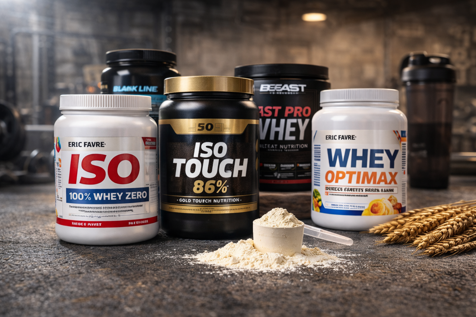 Whey isolate vs whey concentrée : différences, digestion, sèche et prise de masse
