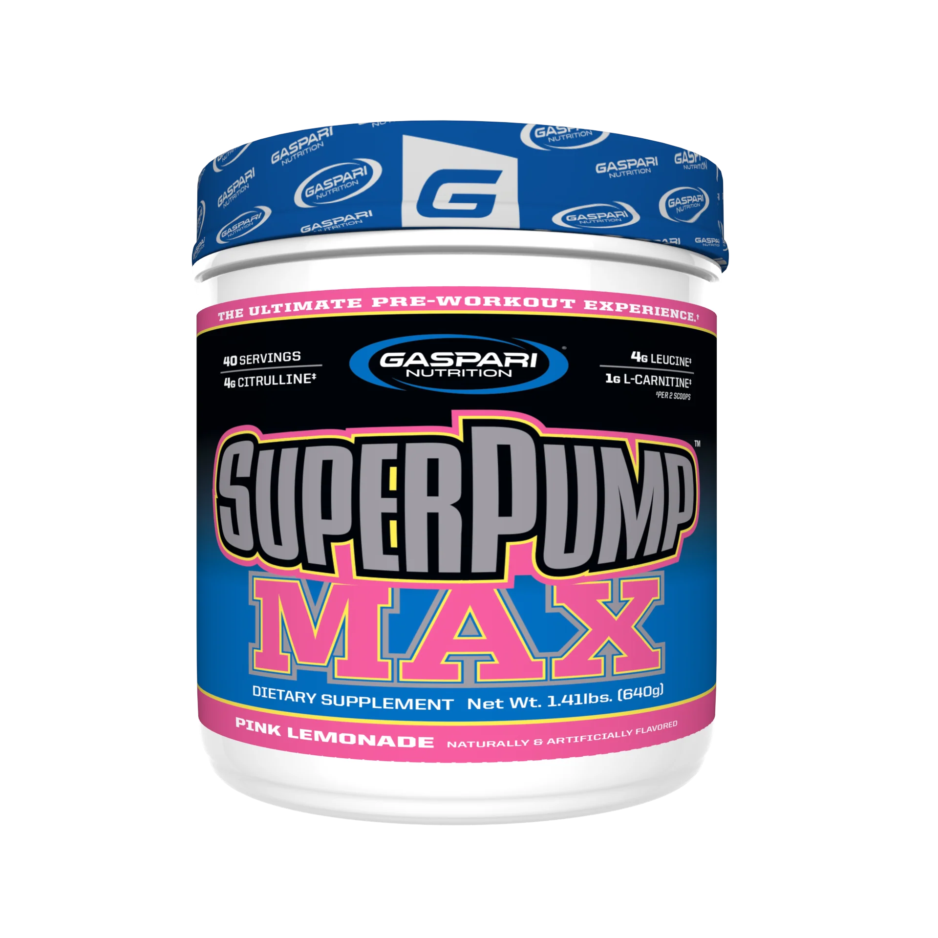 Gaspari SuperPump Max 500g pré-workout citrulline bêta-alanine créatine caféine
