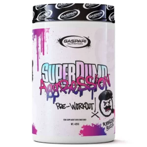 SuperPump Aggression 420 g Gaspari citrulline 4000 mg beta alanine 2000 mg par scoop