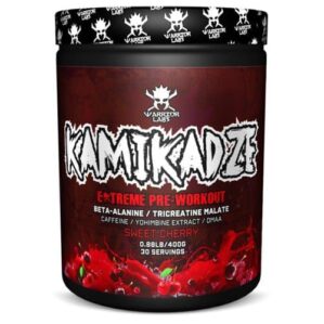 Warrior Labs Kamikadze Xtreme Pump 400g cerise pré-workout pump focus