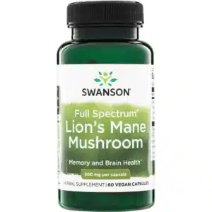 Swanson Lion's Mane Mushroom 60 caps 500 mg