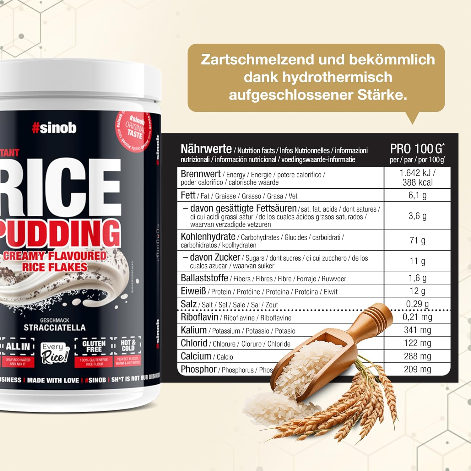 SINOB Rice Pudding 1kg