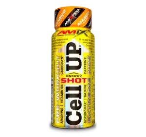 AMIX CellUp Shot 60 ml pré-workout 250 mg caféine CarnoSyn GlyceroMax