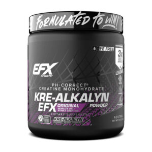 Pot de EFX Sports Kre-Alkalyn Powder 210 g, créatine tamponnée Kre-Alkalyn® en poudre