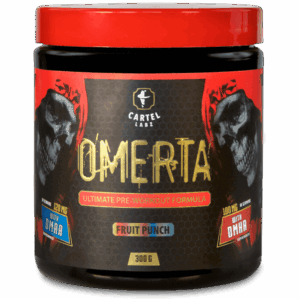 OMERTA 300 g Black Spirit pre workout stimulant puissant Cartel Labz