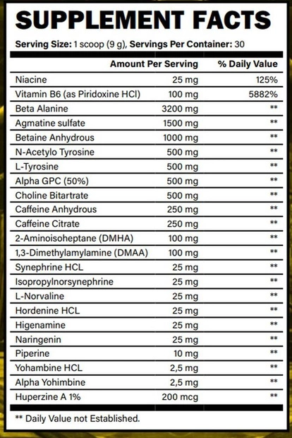 Skull Labs Angel Dust 270 g V 2.0 USA Bluerazz Lemonade pre workout stimulant puissant