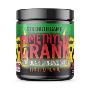Strength Game Methyl Crank 300 g Fruit Limade pre workout stimulant puissant