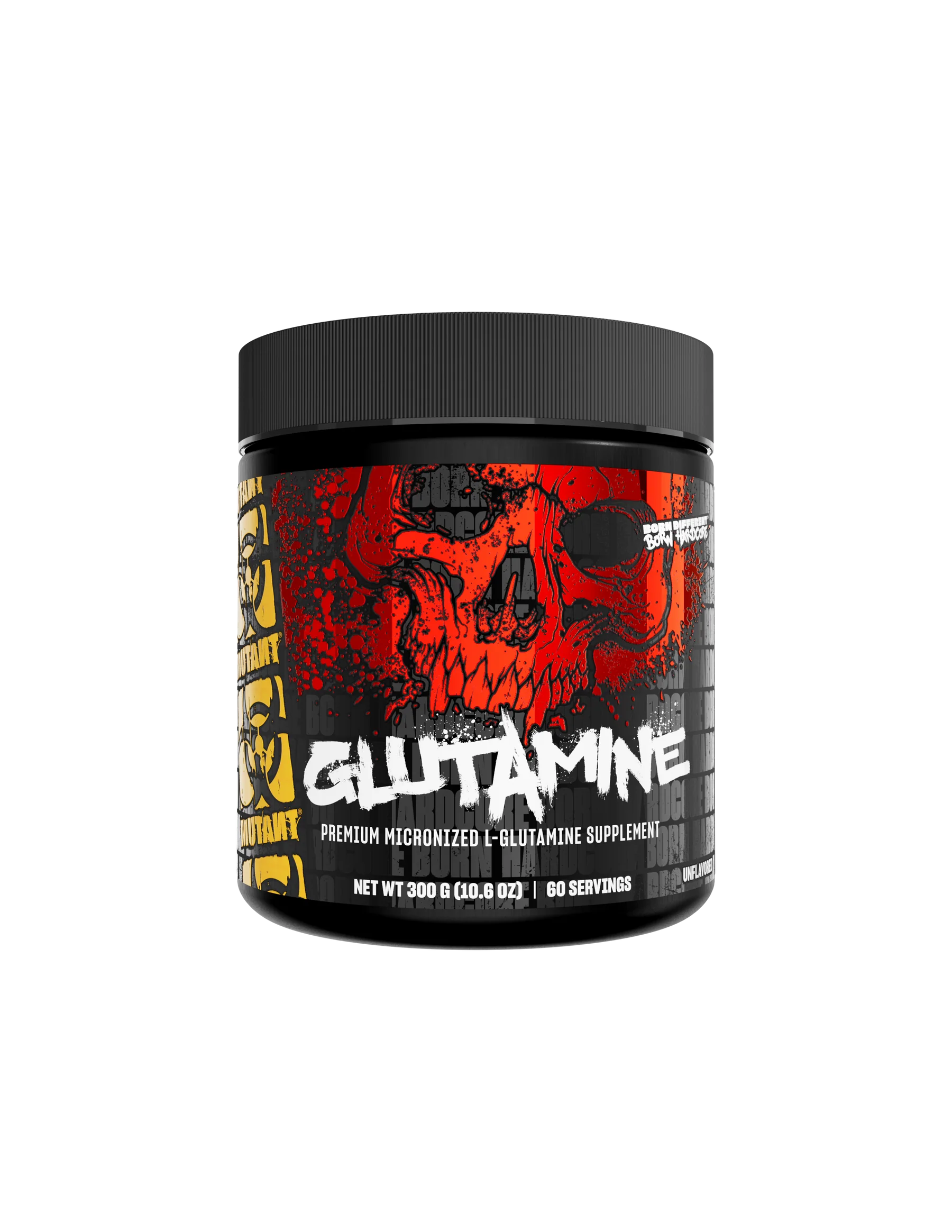 MUTANT CORE GLUTAMINE 300G glutamine micronisée en poudre avec 5000 mg de L-glutamine par portion
