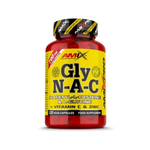 AMIX GLYN-A-C 120 CAPS complément avec NAC glycine vitamine C et zinc chélaté Chelazone