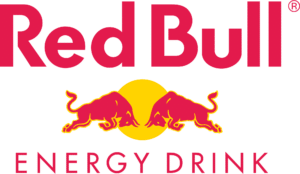 Logo Red Bull, marque de boissons énergisantes Original, Zero, Sugarfree et Editions.