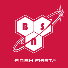 Logo BSN, marque de nutrition sportive spécialisée en protéines, pre-workouts et compléments performance.