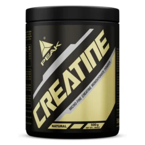 PEAK Creatine Monohydrate 500 g, créatine monohydrate en poudre avec niacine, vitamine B6 et vitamine B12