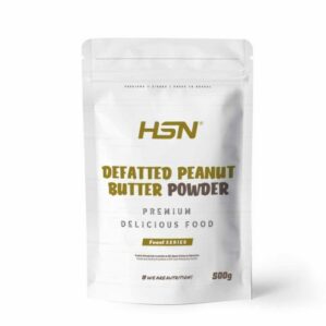HSN Peanut Butter Powder Defatted 500 g, poudre cacahuète dégraissée riche en protéines pour recettes fitness