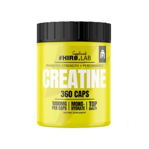 HIRO.LAB CREATINE 360CAPS créatine monohydrate en capsules avec taurine pour force et performance