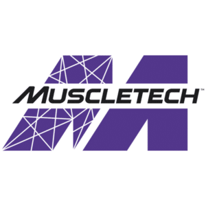 Logo MuscleTech, marque de nutrition sportive spécialisée en protéines, créatine et compléments performance.