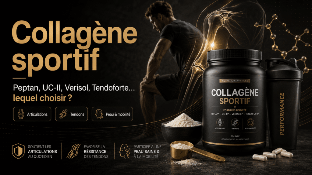 Collagène sportif : Peptan, UC-II, Verisol, Tendoforte… lequel choisir ?