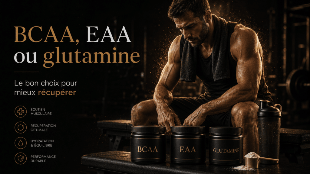 BCAA, EAA ou glutamine : lequel choisir pour mieux récupérer ?