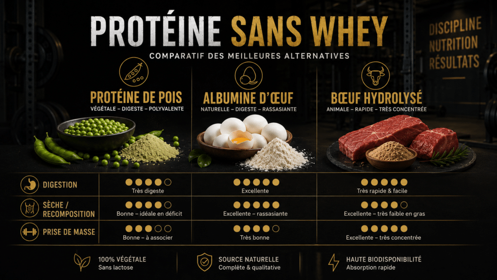 choisir une protéine sans whey selon son objectif sportif