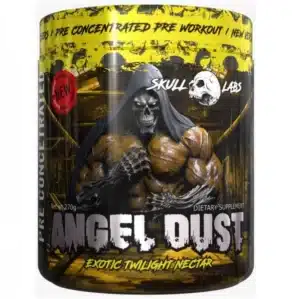 SKULL LABS Angel Dust 270 g V2.0 USA Exotic Twilight Nectar, pre-workout high stim avec DMAA, DMHA, caféine, bêta-alanine, agmatine et Alpha GPC