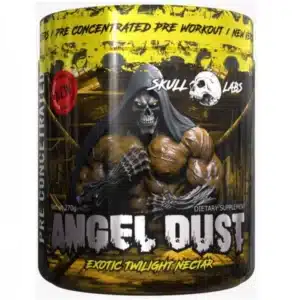 SKULL LABS Angel Dust 270 g V2.0 USA Exotic Twilight Nectar, pre-workout high stim avec DMAA, DMHA, caféine, bêta-alanine, agmatine et Alpha GPC