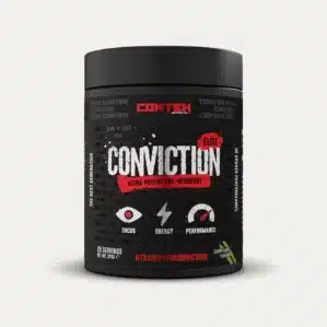 CONTEH SPORTS Conviction Elite, pre-workout avec citrulline, bêta-alanine, bétaïne, VitaCholine™, caféine et TeaCrine®