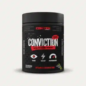 CONTEH SPORTS Conviction Elite, pre-workout avec citrulline, bêta-alanine, bétaïne, VitaCholine™, caféine et TeaCrine®