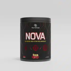 Pot THE FORMULA Nova, pre-workout avec citrulline, bétaïne, tyrosine, CDP choline, caféine, Infinergy® et NeuroPEA™