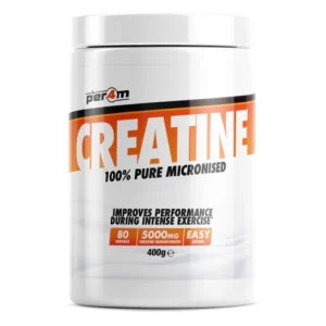PER4M Creatine Micronised 400 g, créatine monohydrate micronisée pure avec 5 g par dose