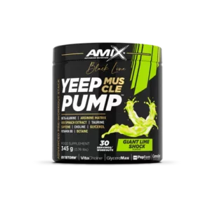 Pot de AMIX YEEP Pump Caff, pre-workout caféiné avec CarnoSyn®, arginine, GlyceroMax™, Oxystorm® et VitaCholine®