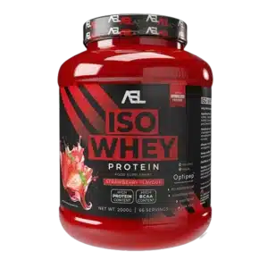 ASL ISO Whey Protein 2000 g, protéine isolate avec whey hydrolysée et peptides de collagène pour la récupération sportive
