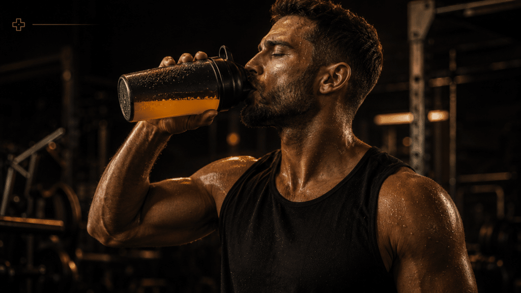 boisson intra-training avec EAA BCAA et électrolytes