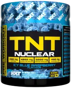 NXT TNT Nuclear 420 g, pre-workout avec citrulline, créatine, bêta-alanine, caféine, taurine et électrolytes